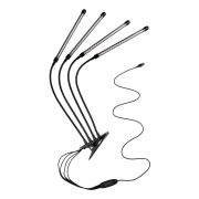 Светильник светодиодный «КРИСТАЛЛ» CTL2-USB-bl Agro для растений спектр 4 плафона по 10Вт на прищепке пульт на шнуре IP40 красн./син. ФАZА 5068810