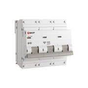 Выключатель автоматический модульный 3п D 10А 10кА ВА 47-100 PROxima EKF mcb47100-3-10D-pro