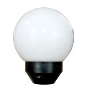 Светильник НТУ 06-40-01 «Шар» 160 Г 40Вт IP55 опал ПММА /корпус черный Элетех 1030480082